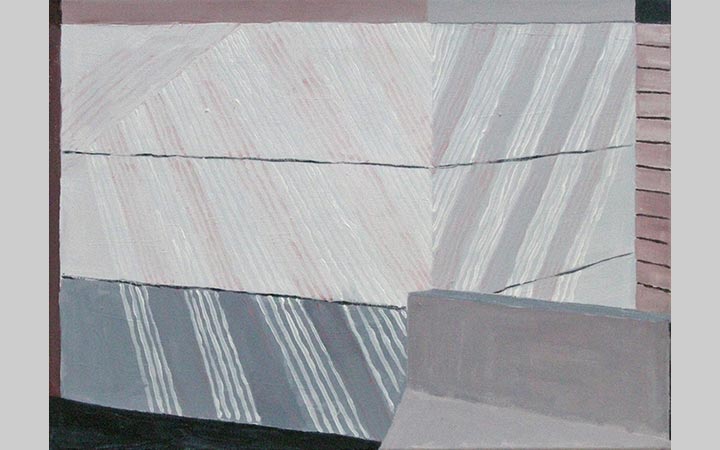  2011, Lyon-Beton  2, acryl op doek, 50x36 cm