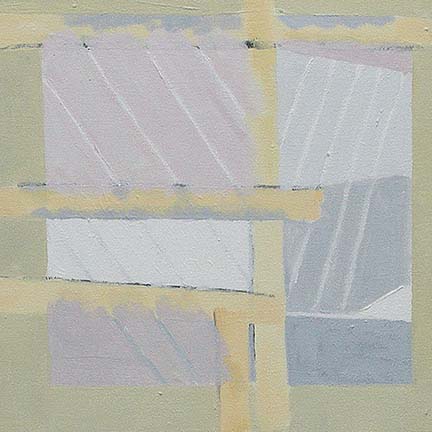 2011, Plakband & Beton 5, acryl op doek, 30x24 cm