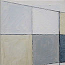 2015,	Ochtendvenster 1, acryl op doek, 20x20 cm